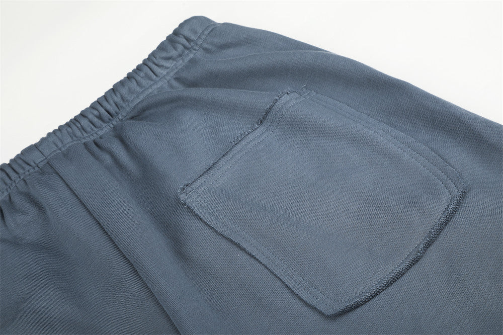 Distressed Dark Gray Baggy Pants