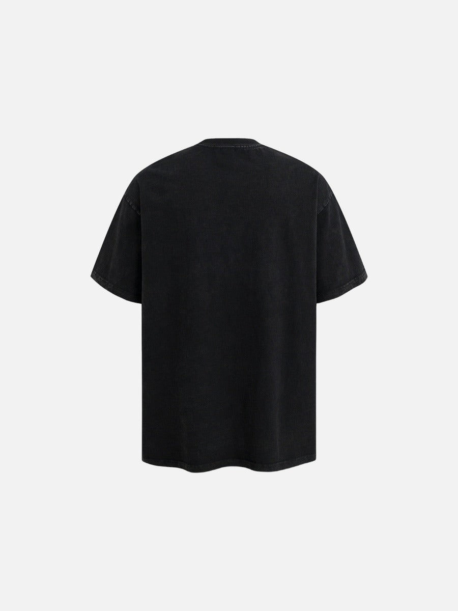 Distressed Graphic Oversized T-Shirt