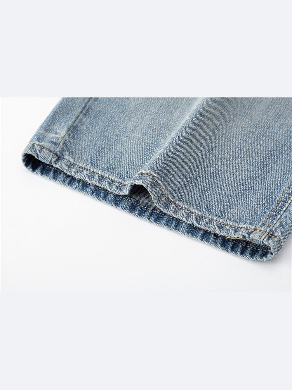 Distressed Light Blue Baggy Jeans