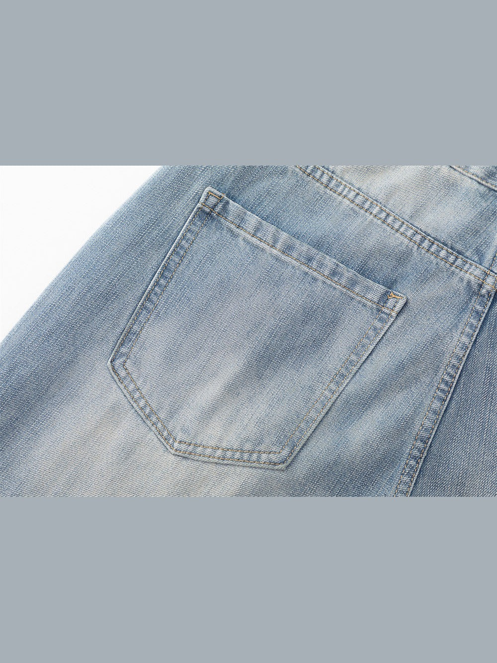 Distressed Light Blue Baggy Jeans