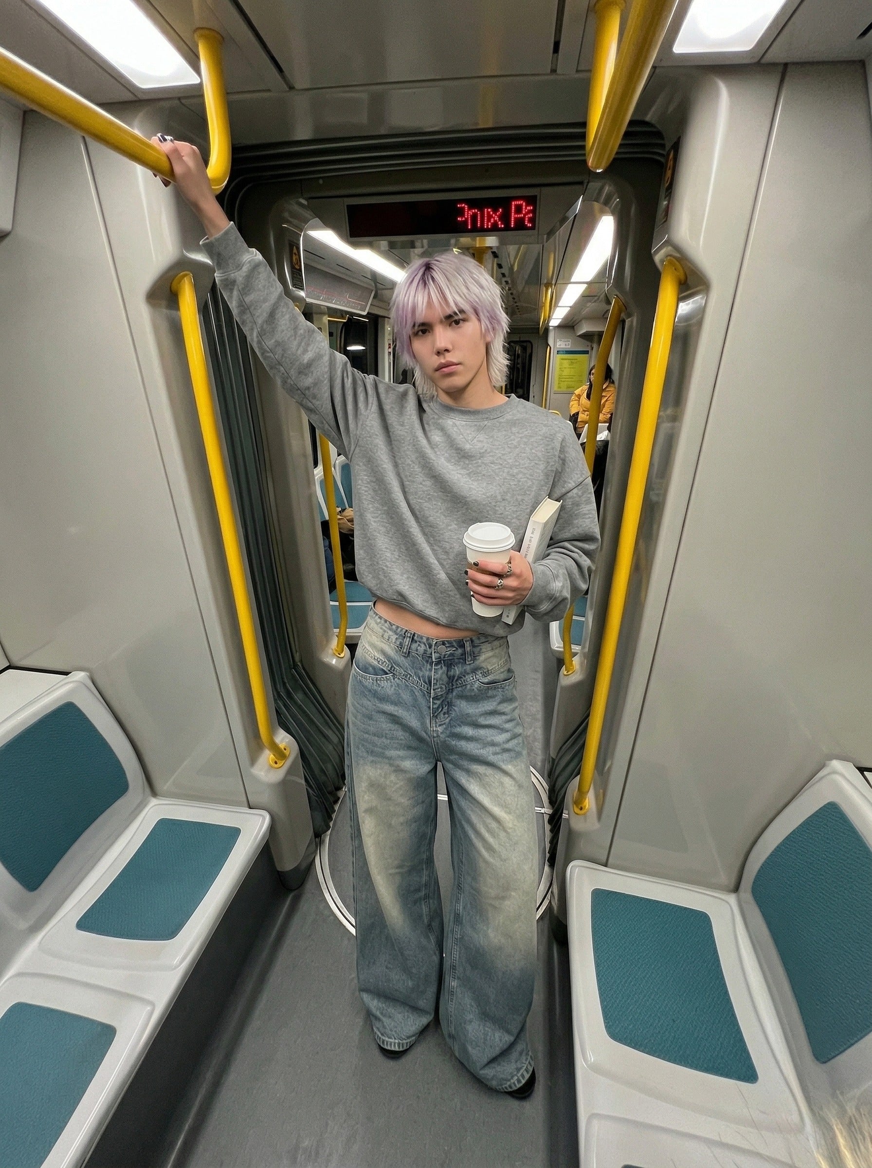 Distressed Baggy Denim Jeans