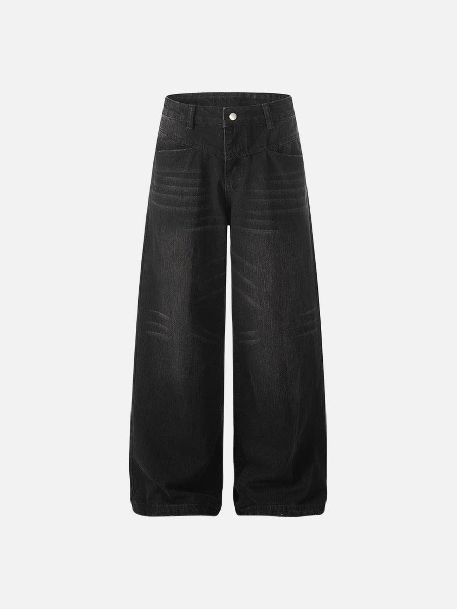 Distressed Baggy Denim Jeans
