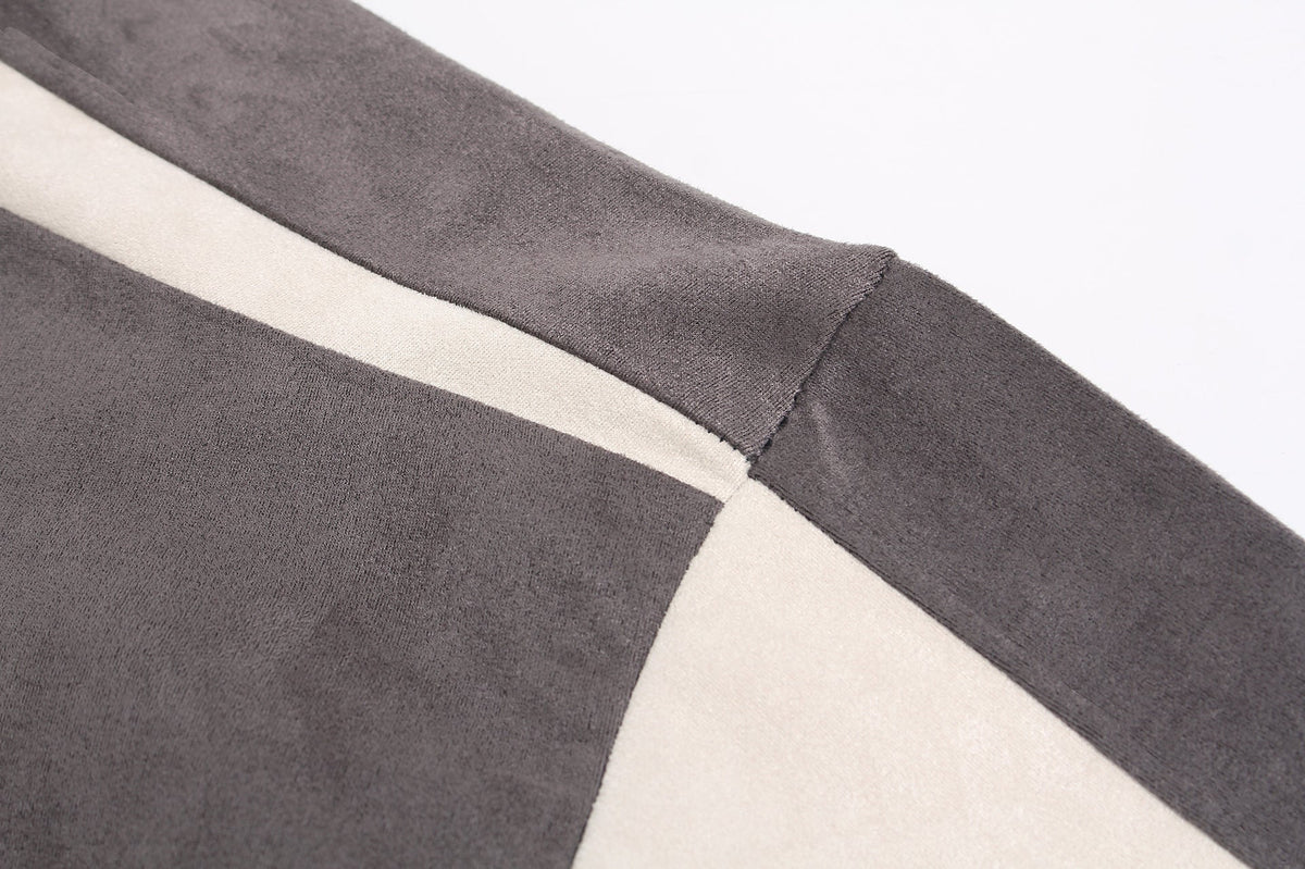 Dynamic Curved Color-Blocked T-Shirt