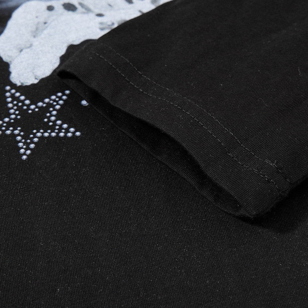 Dynamic Dalmatian Graphic Long-Sleeve T-Shirt