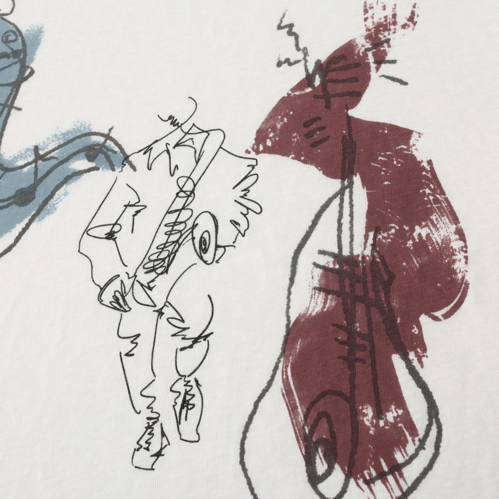 Dynamic Saxophone Sketch Long Sleeve Tee