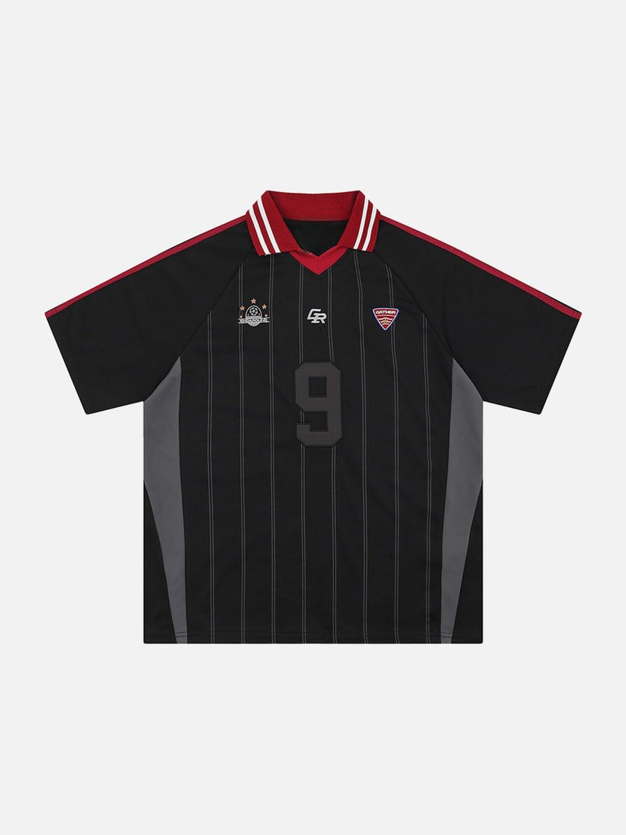 Pinstripe No. 9 Terrace Polo