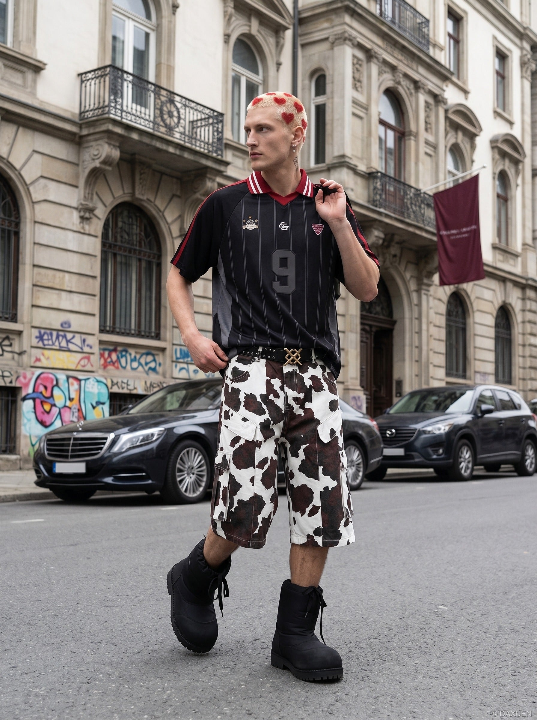 Pinstripe No. 9 Terrace Polo