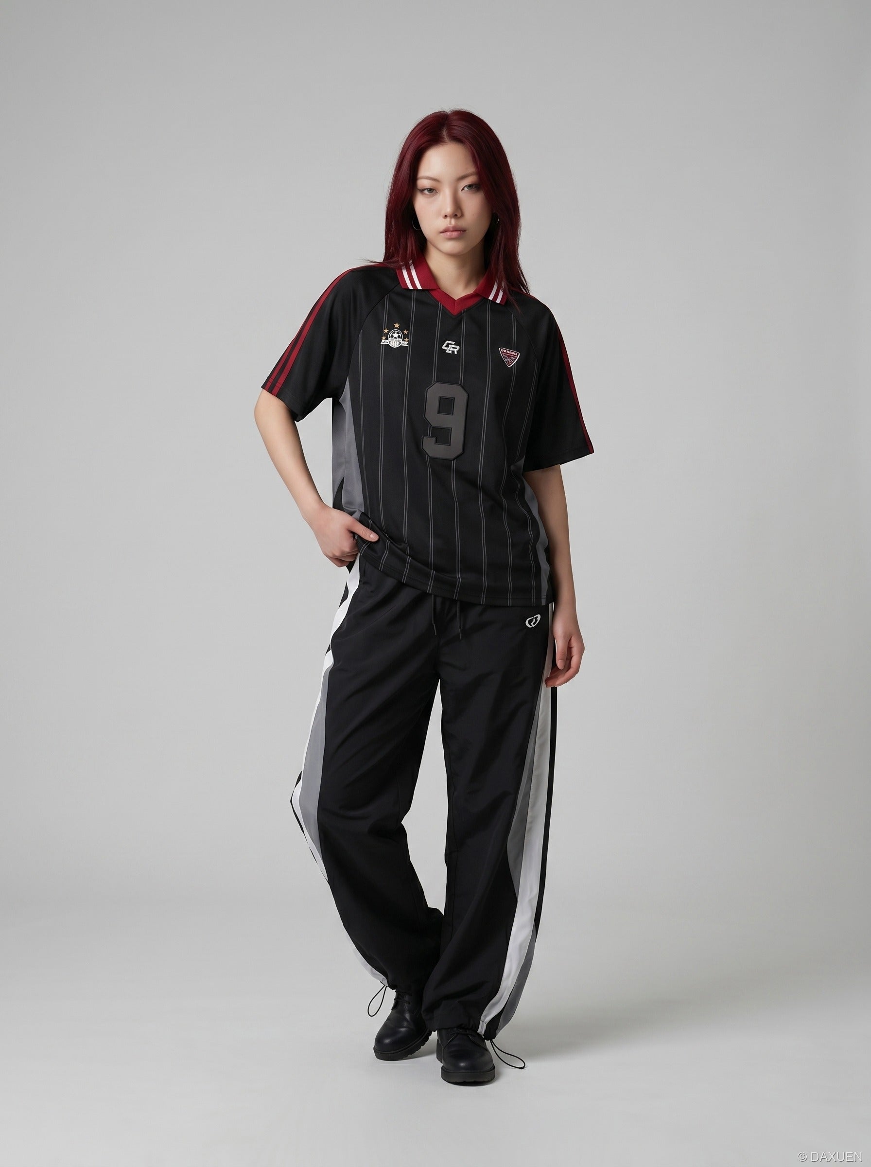 Pinstripe No. 9 Terrace Polo