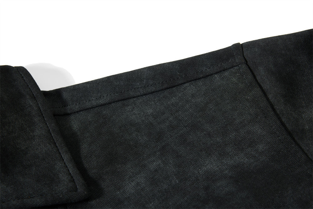 Embroidered Crest and Bold Numeral Pullover