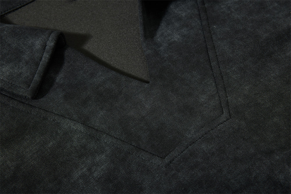 Embroidered Crest and Bold Numeral Pullover
