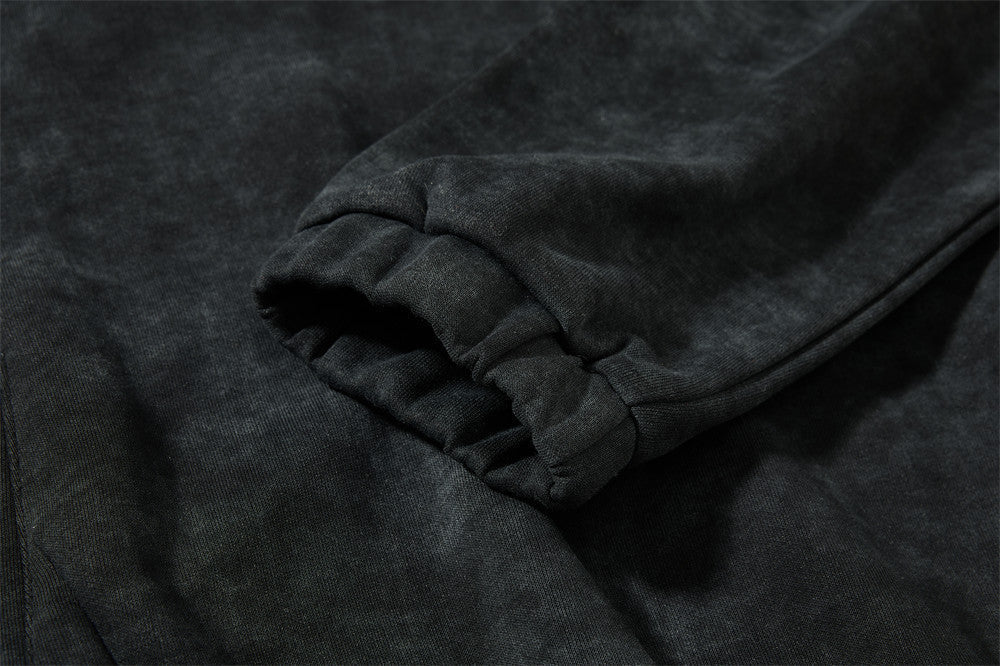 Embroidered Crest and Bold Numeral Pullover