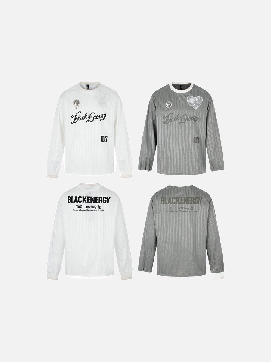 Embroidered Crest Oversized Jersey Tee