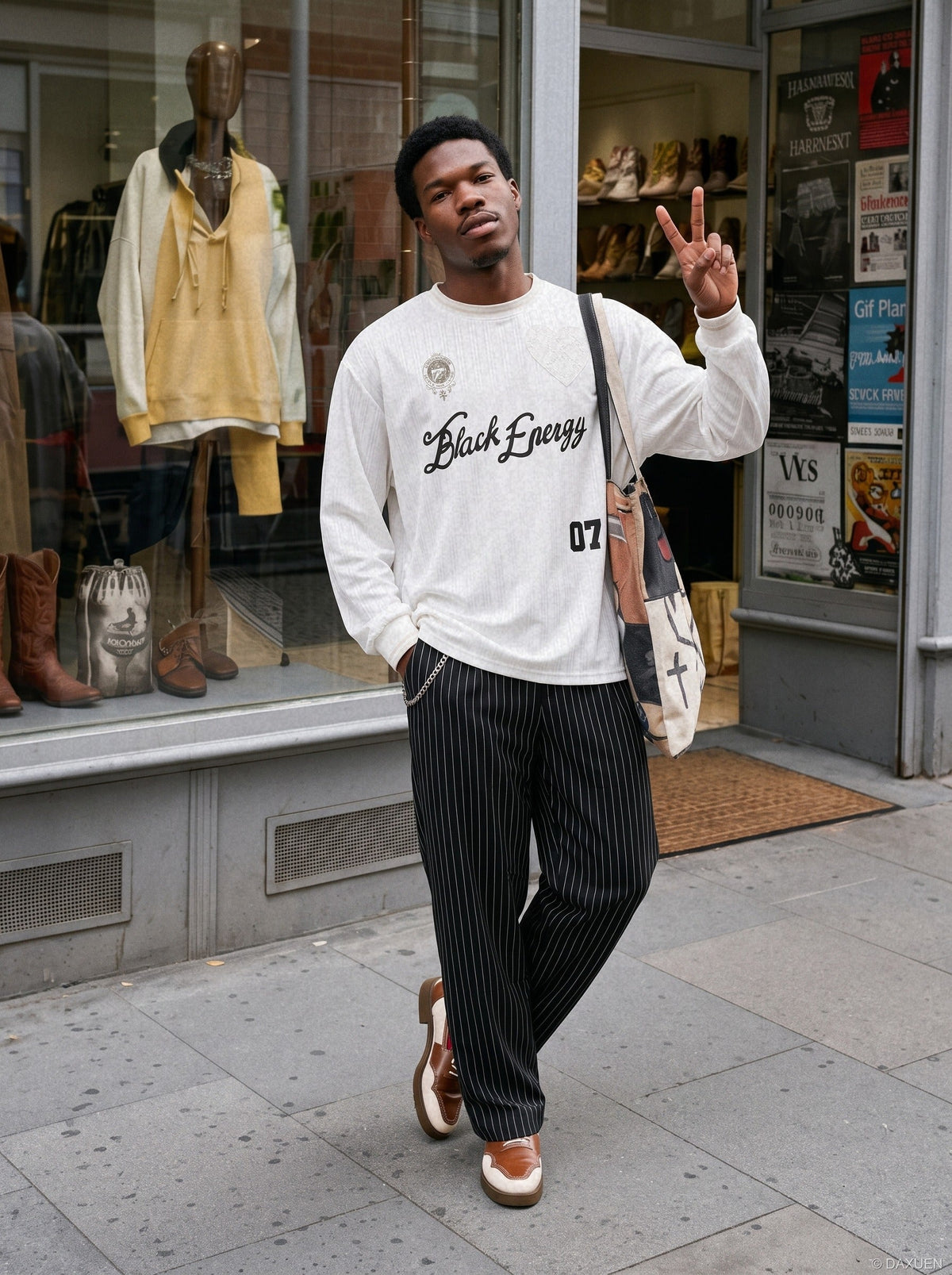Embroidered Crest Oversized Jersey Tee