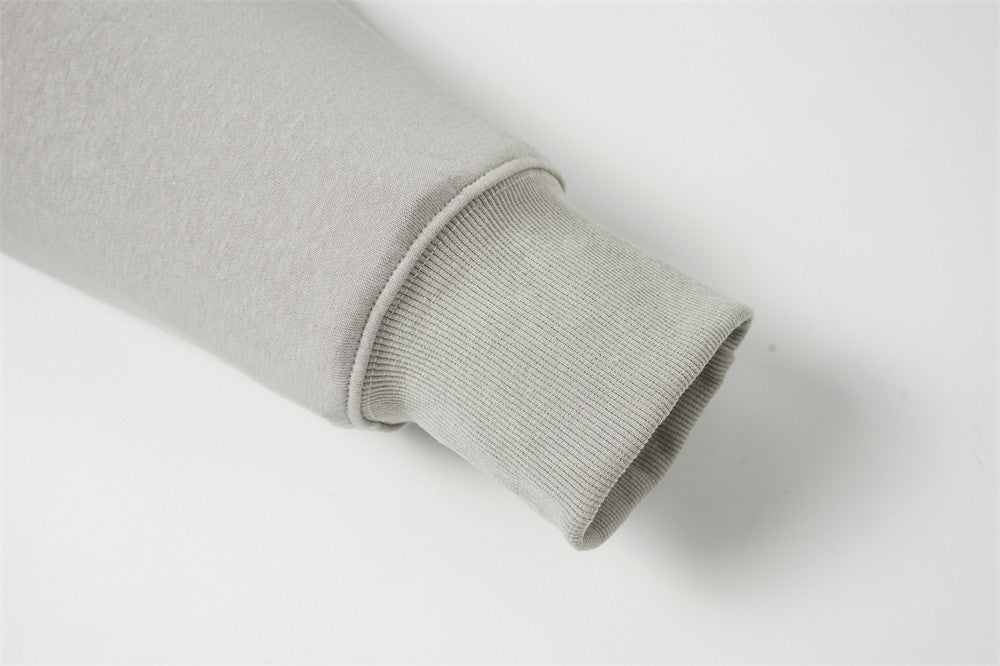 DAXUEN light grey and black faded gradient oversized hooded jacket