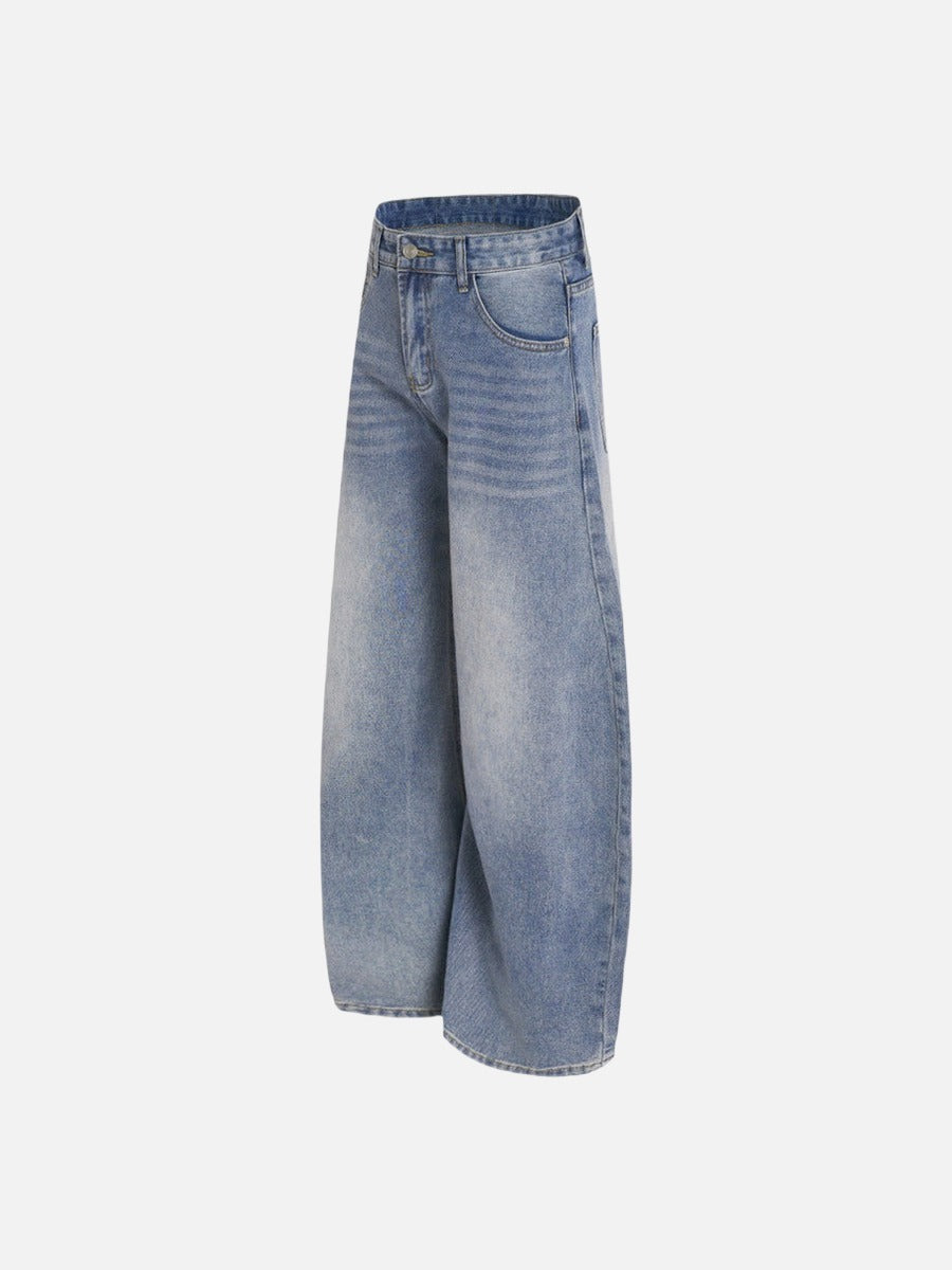 Faded Light Blue Baggy Jeans