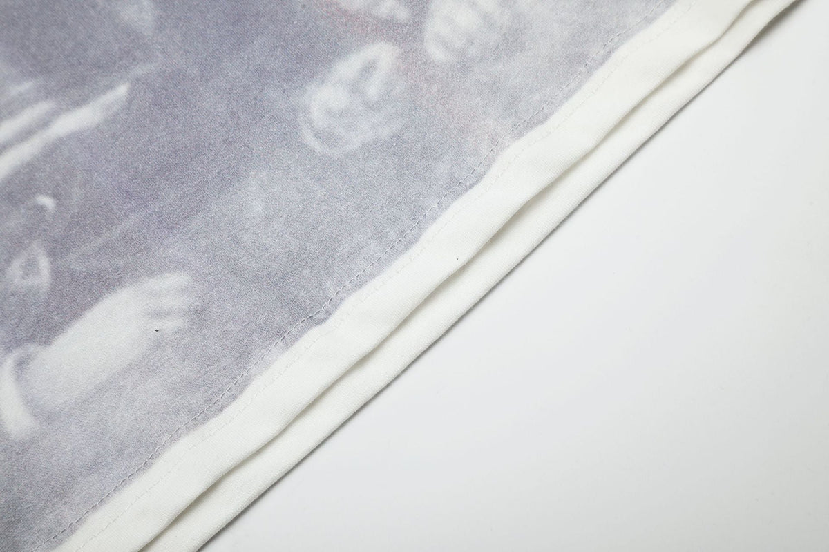 Faded Portraits with Scribbles T-Shirt