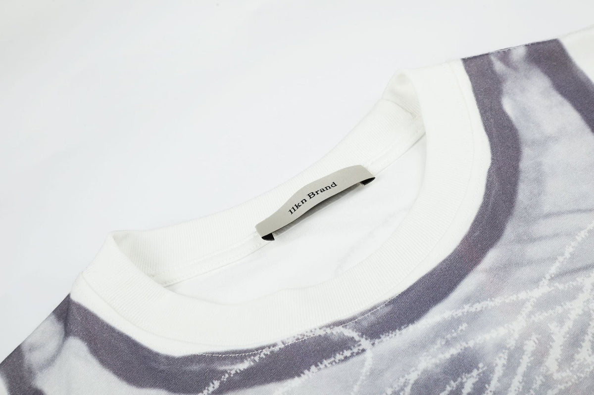 Faded Portraits with Scribbles T-Shirt