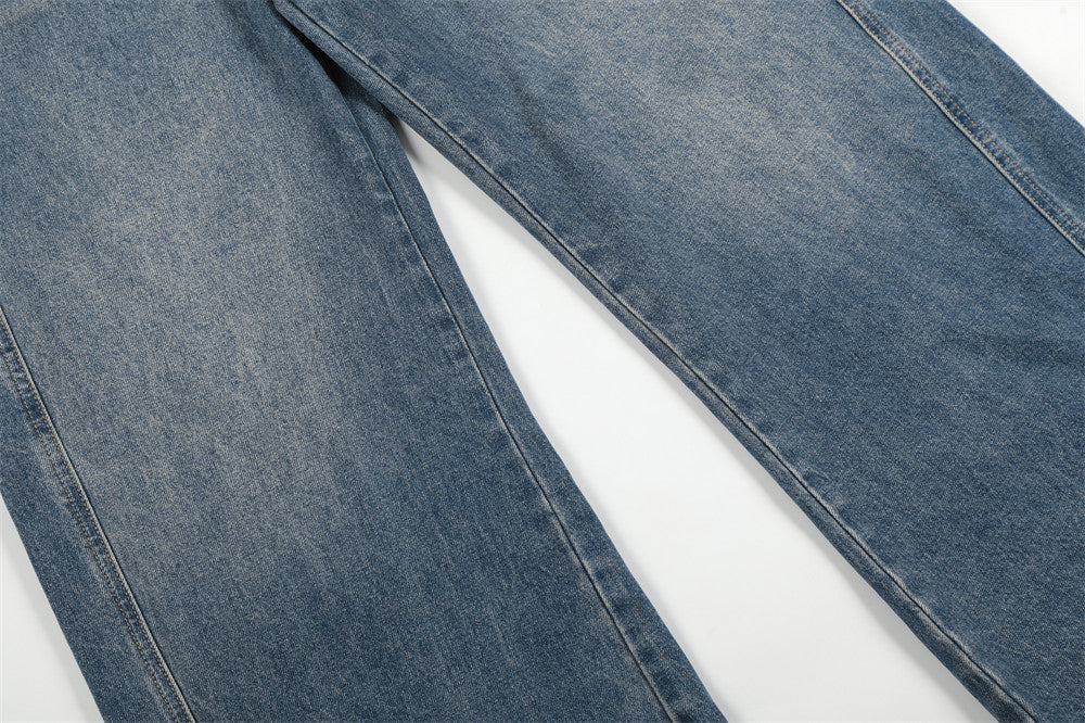 Faded Balloon-Leg Baggy Jeans
