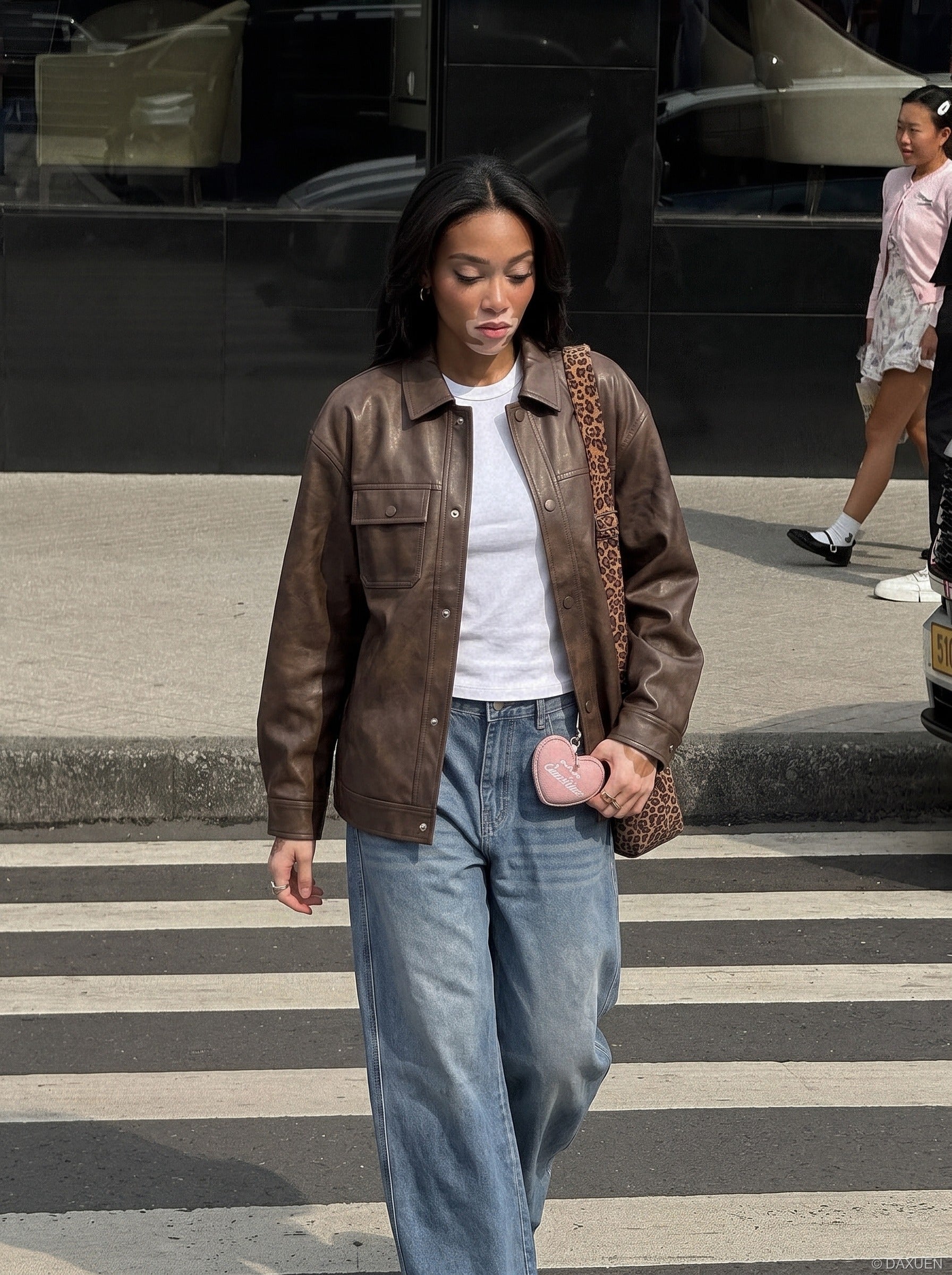 Faded Balloon-Leg Baggy Jeans