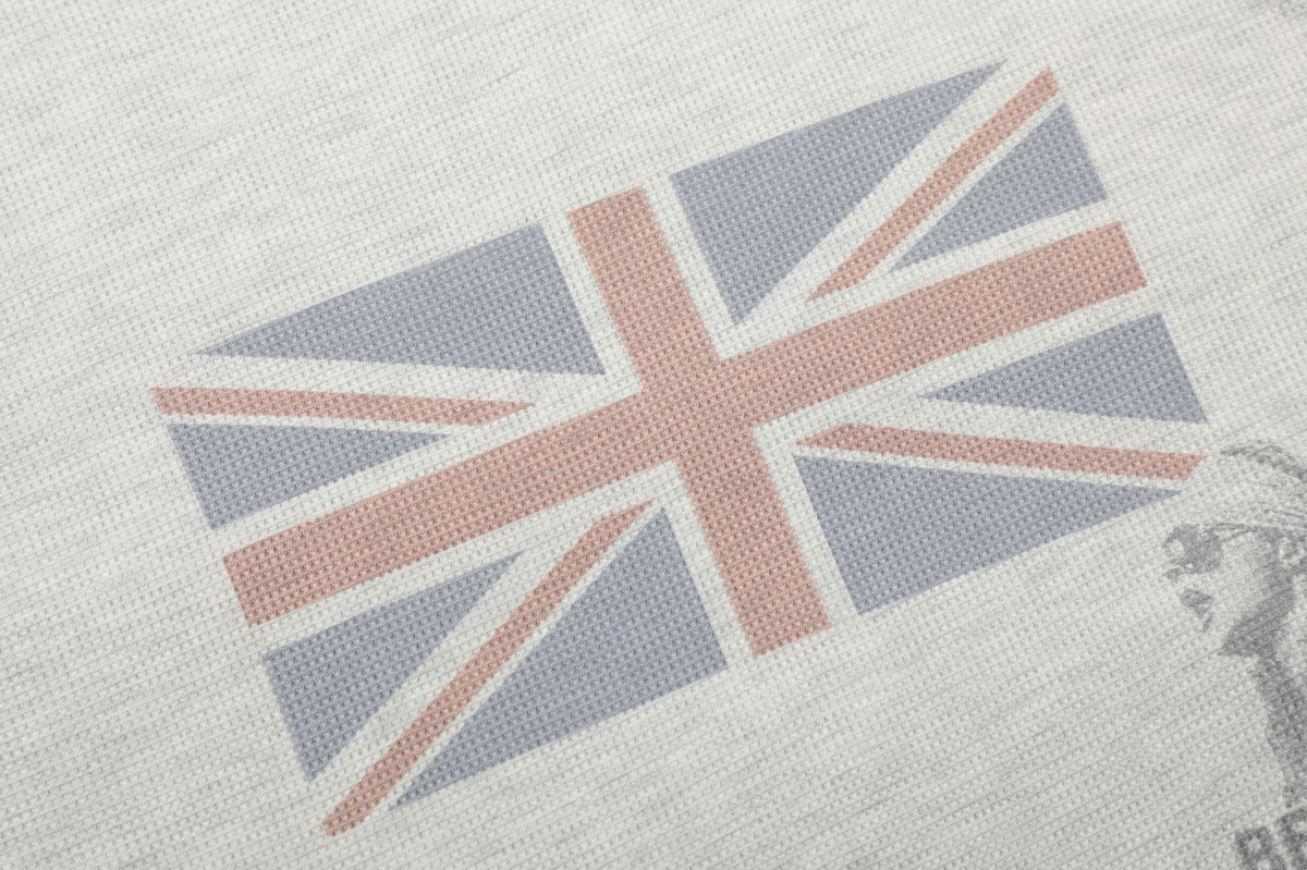 Flag Waffle Knit Long Sleeve Top