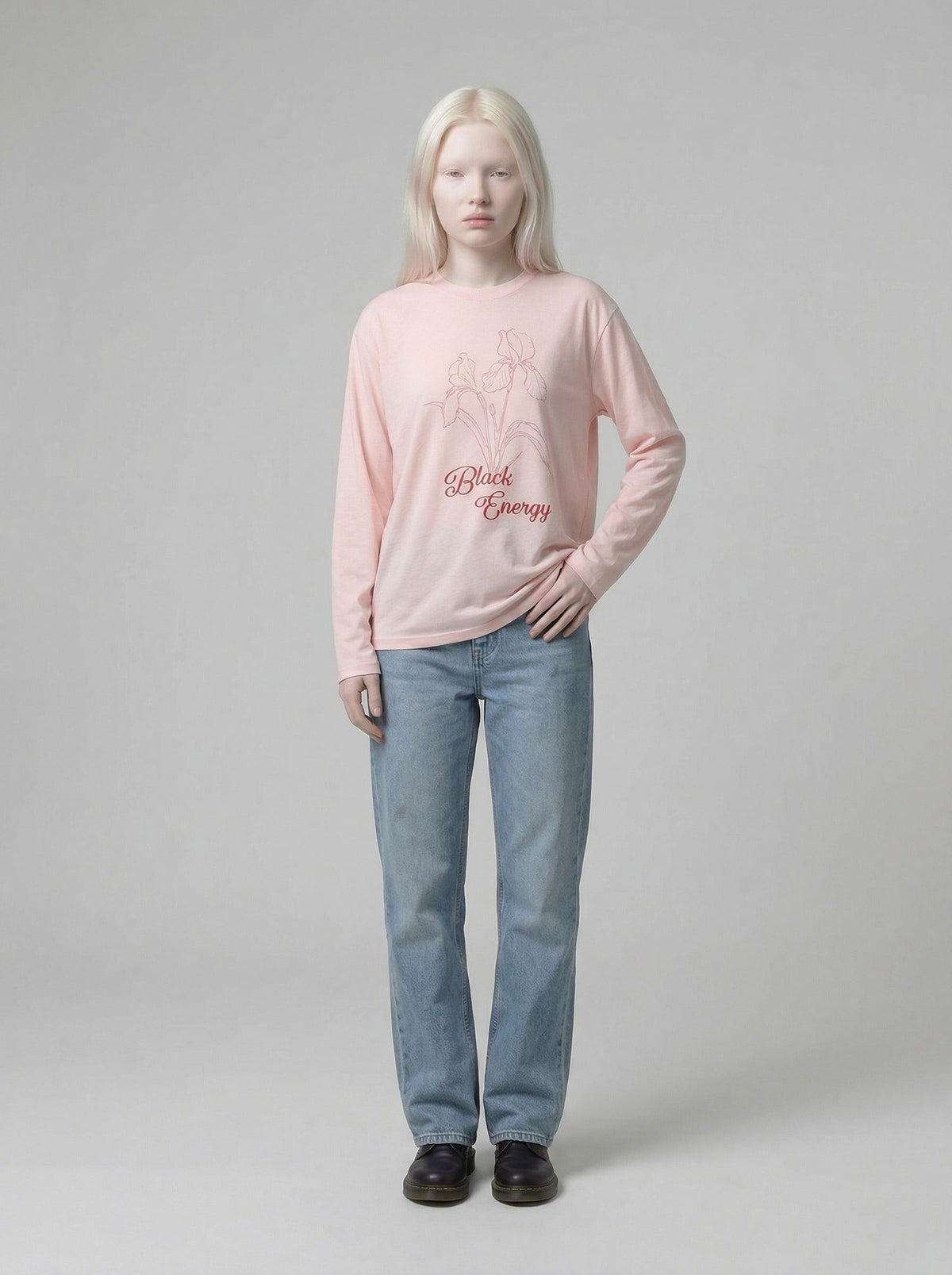 Floral Graphic Long-Sleeve T-Shirt