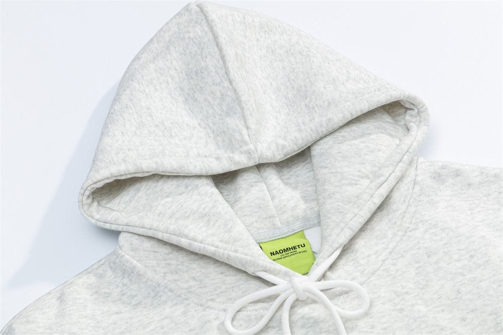 Fluffy Cat Graphic Oversized Hoodie