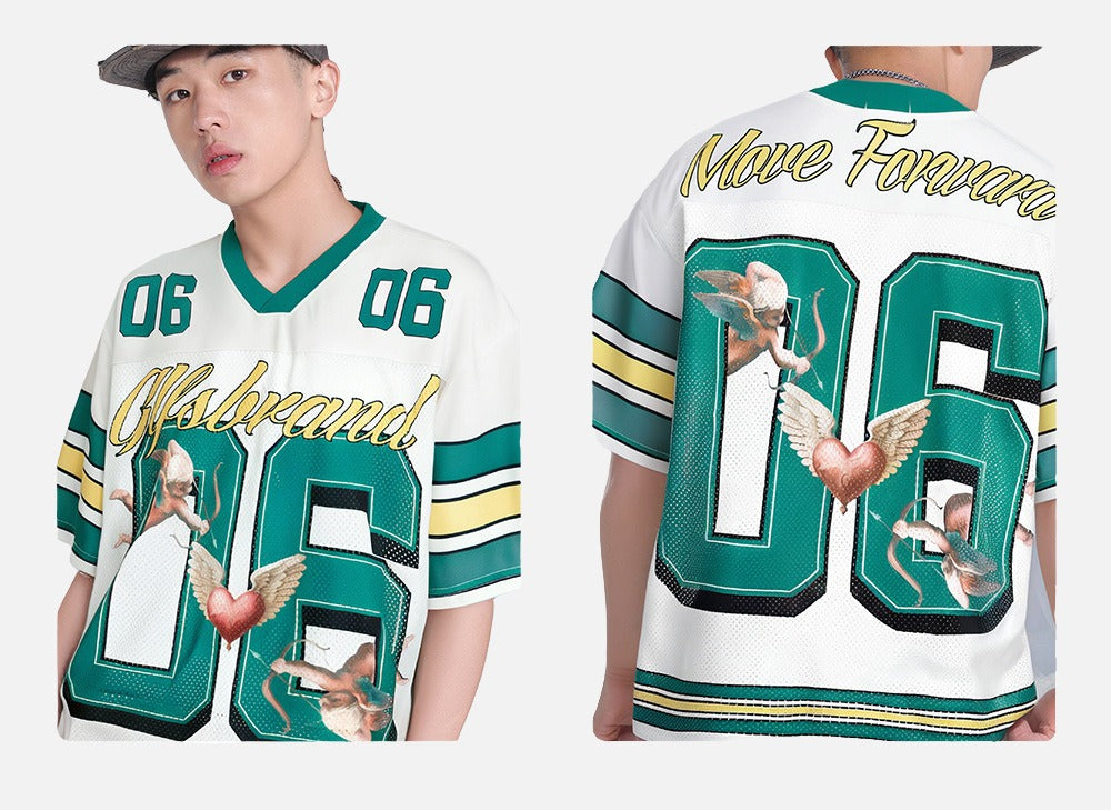 Oversized Graphic Jersey T-Shirt