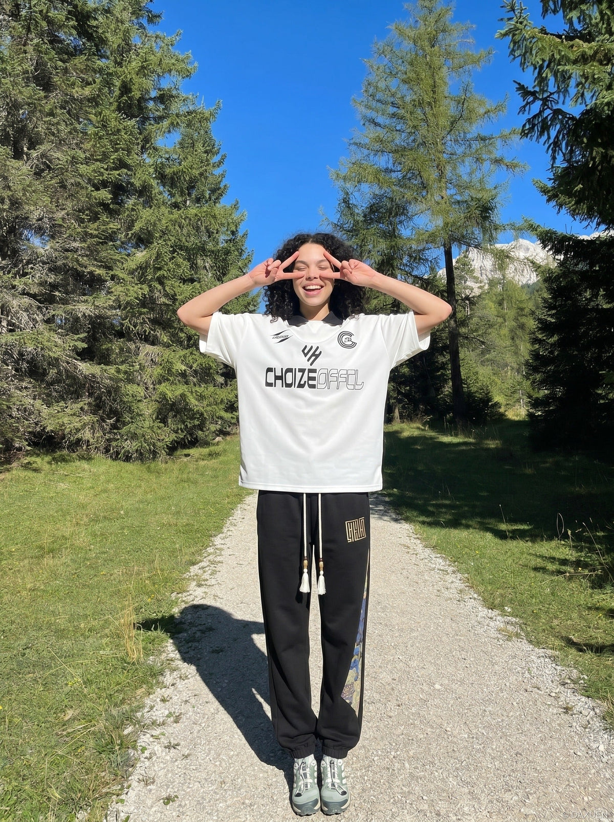 Grafik-Poloshirt mit auffälligen Prints