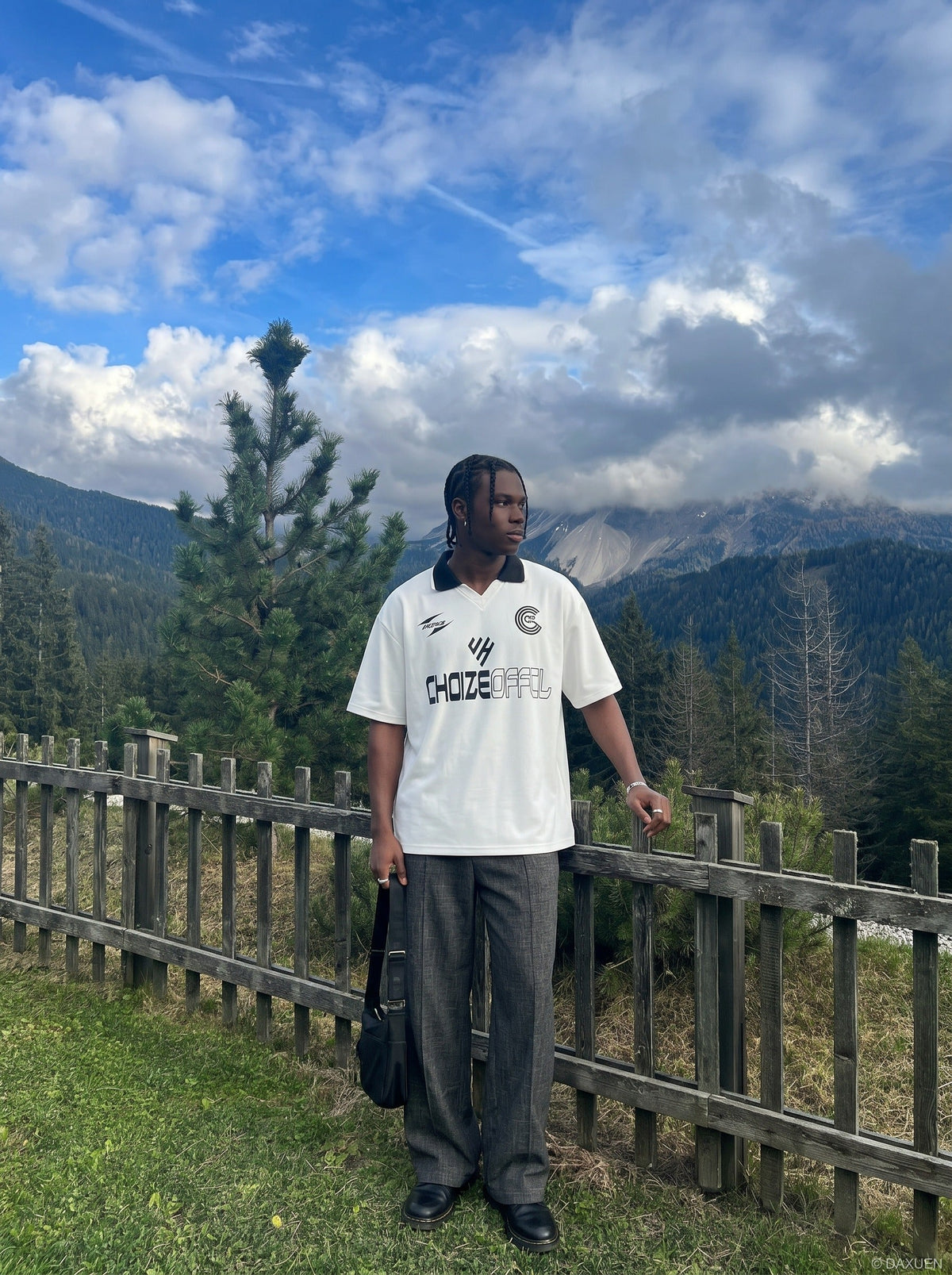 Grafik-Poloshirt mit auffälligen Prints