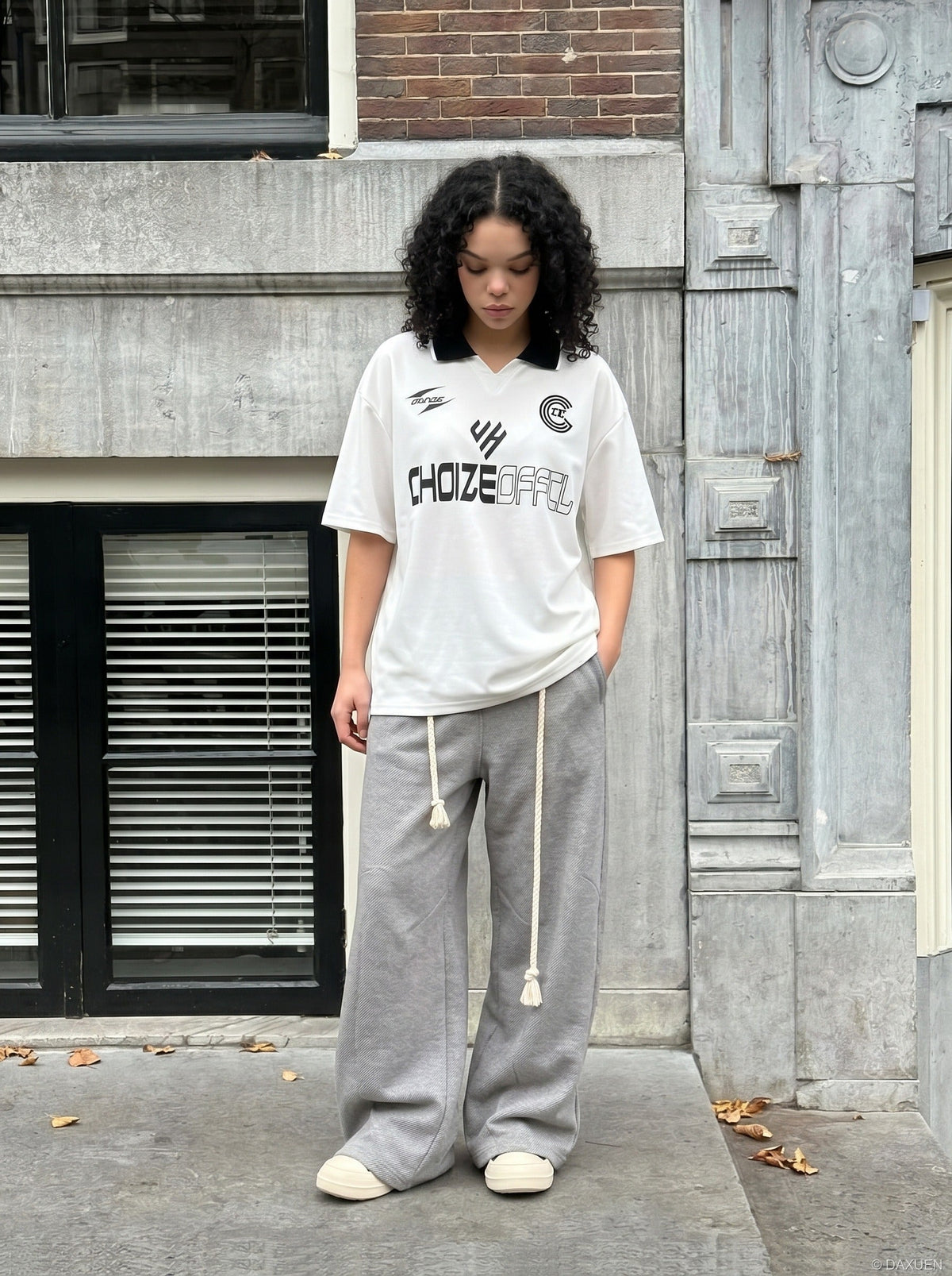 Grafik-Poloshirt mit auffälligen Prints