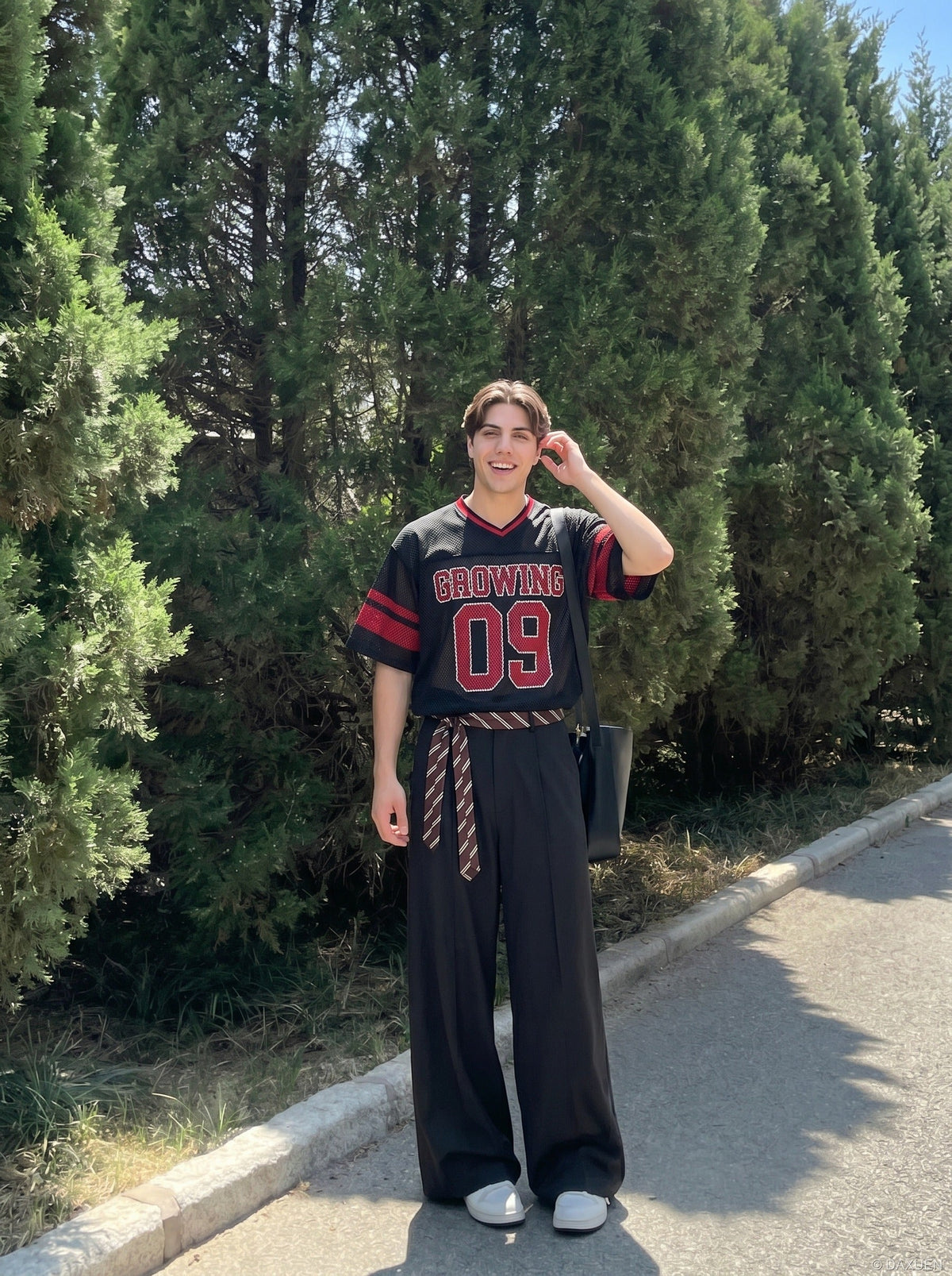 Mesh-Trikot mit wachsender Nummer