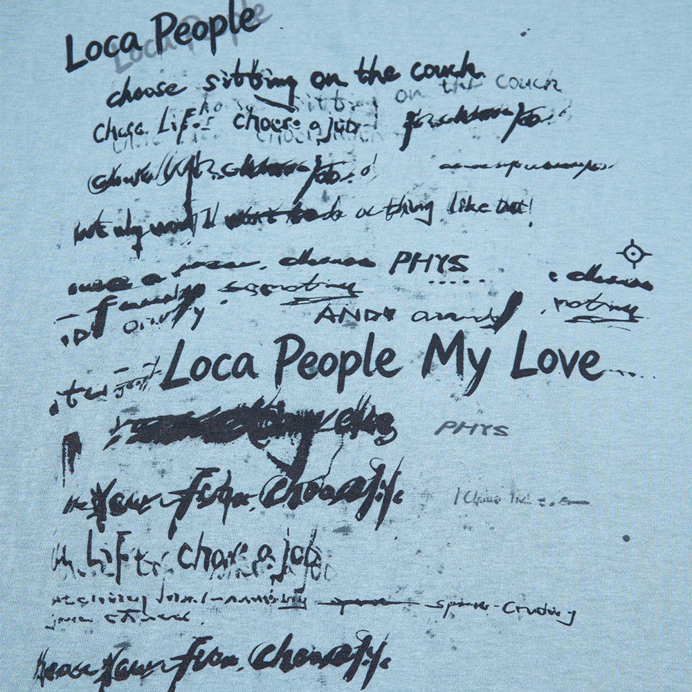 Handwritten Scribble Graphic Long-Sleeve Tee
