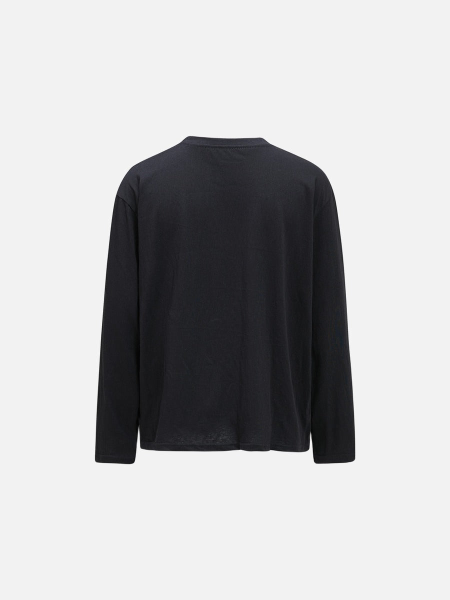 Handwritten Scribble Graphic Long-Sleeve Tee