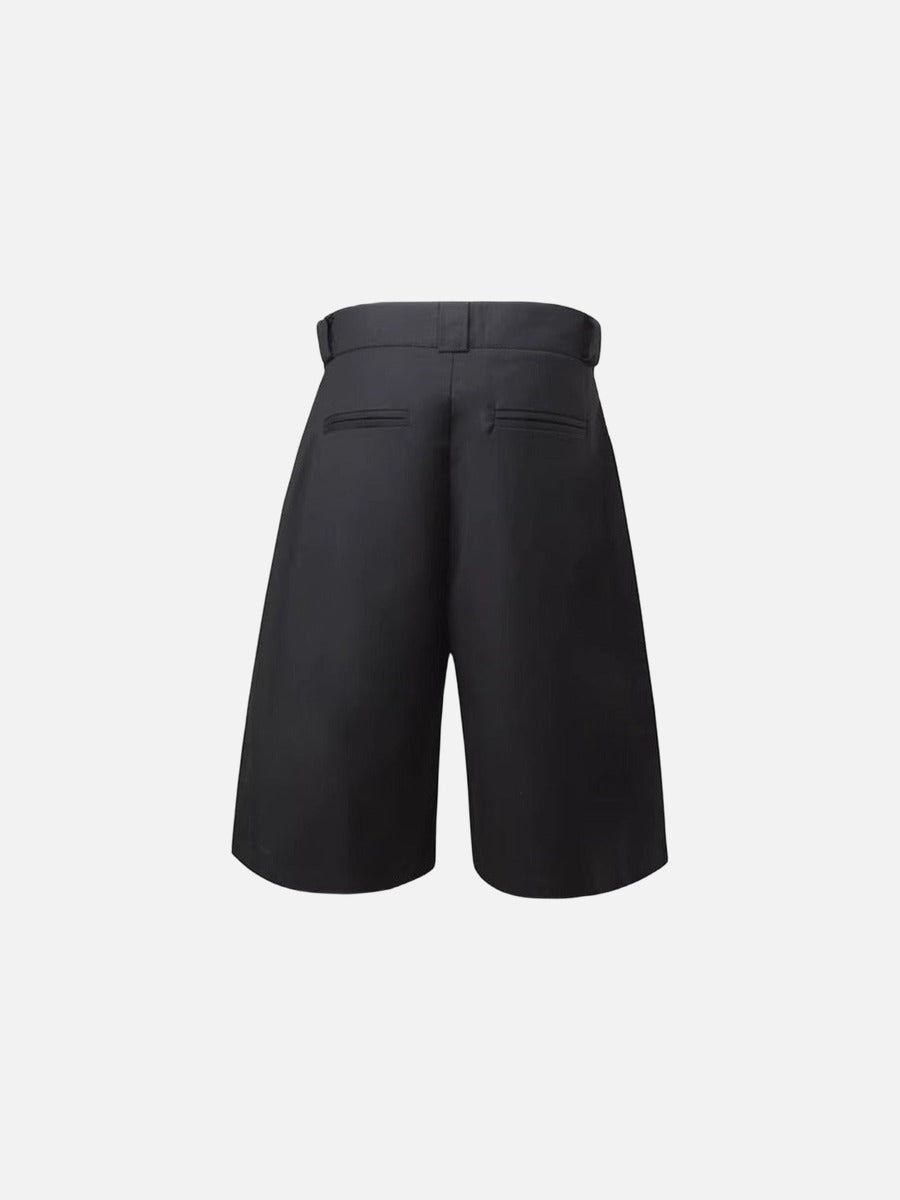 High-Waisted Wide-Leg Shorts
