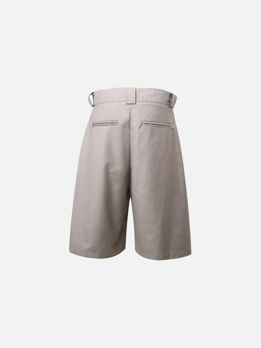 High-Waisted Wide-Leg Shorts