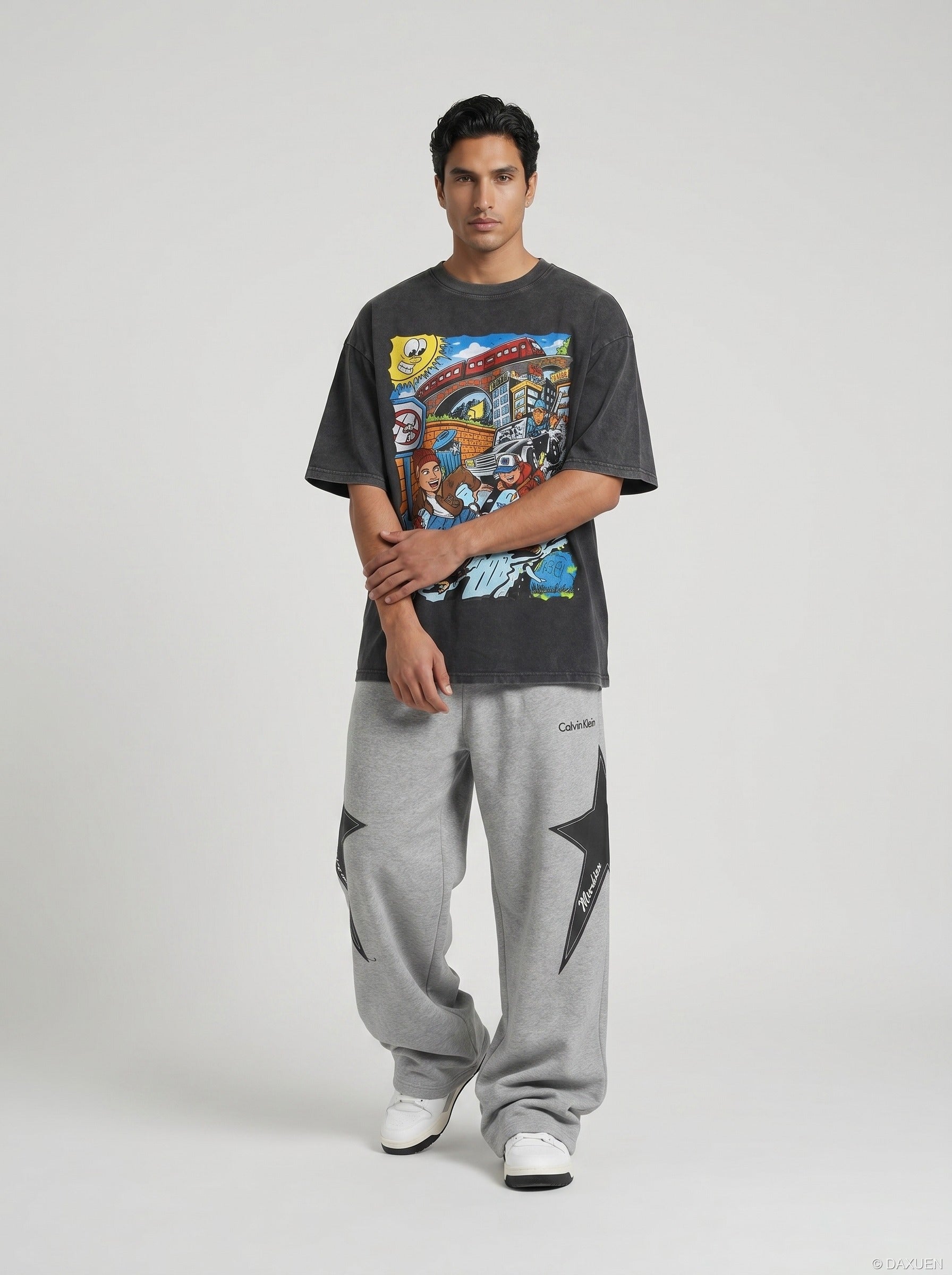 Oversized Face Graphic Tee