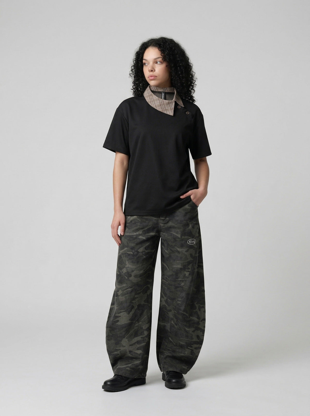 KENERGY Asymmetrical Chef's Top