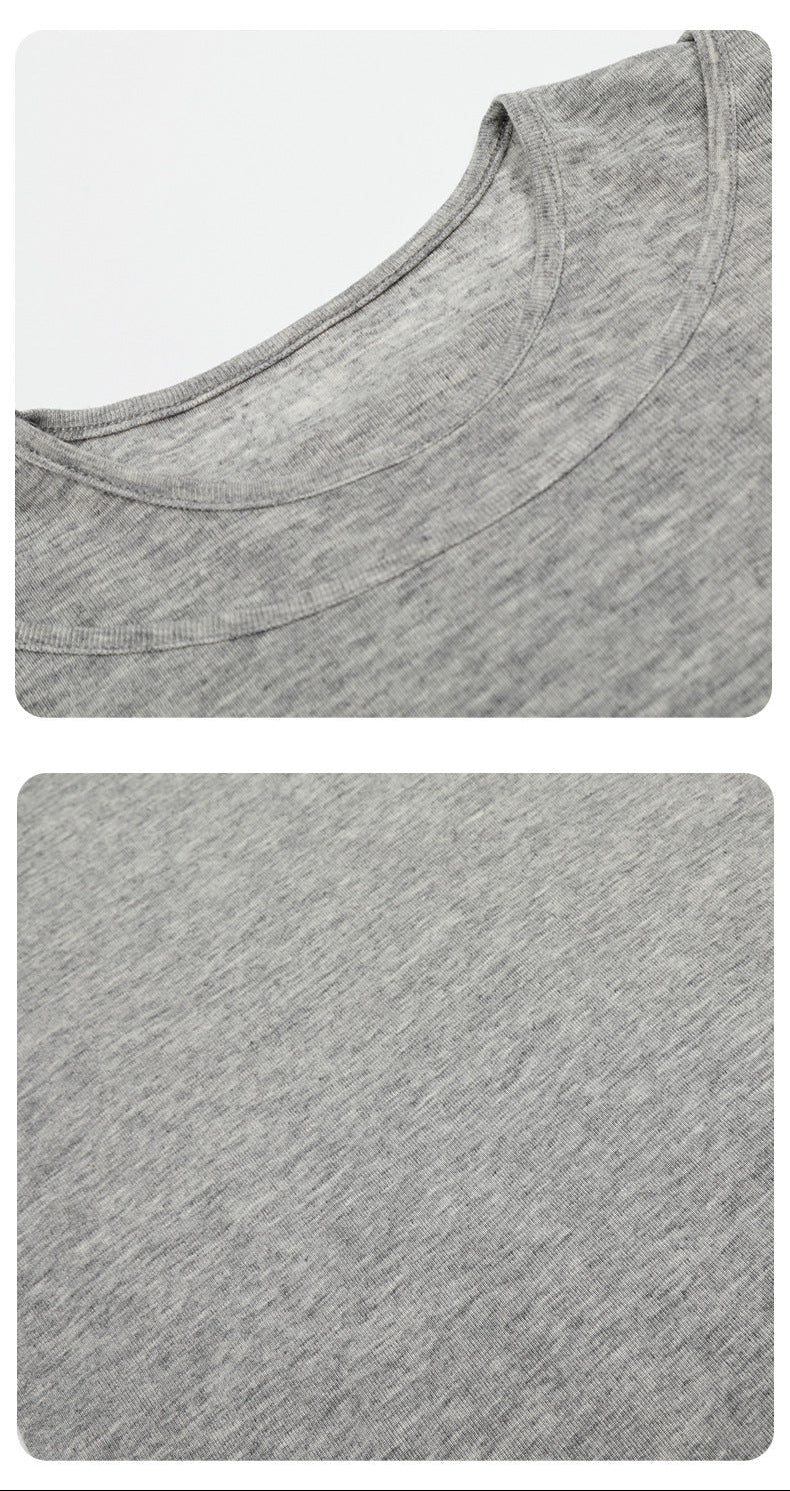 Layered Edge Black Knit Long Sleeve Top