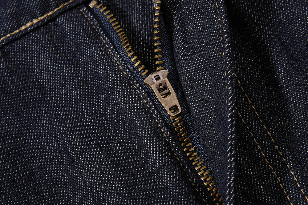 Leopard Star Patch Baggy Jeans