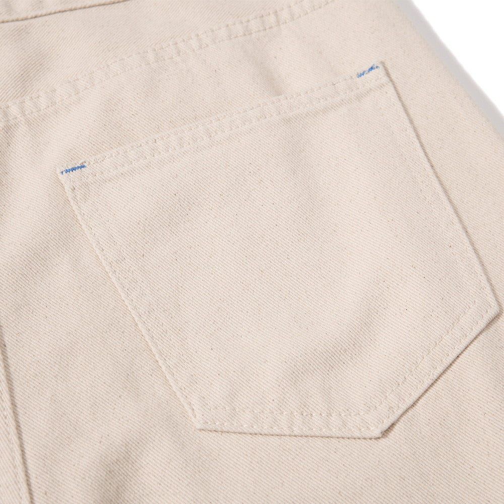Light Beige Wide-Leg Flared Trousers