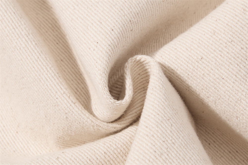 Light Beige Wide-Leg Flared Trousers