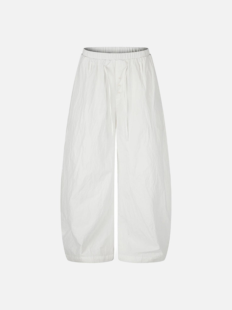 DAXUEN light blue balloon pants with button placket