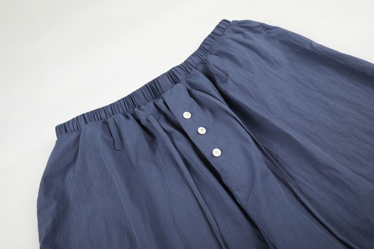 DAXUEN light blue balloon pants with button placket