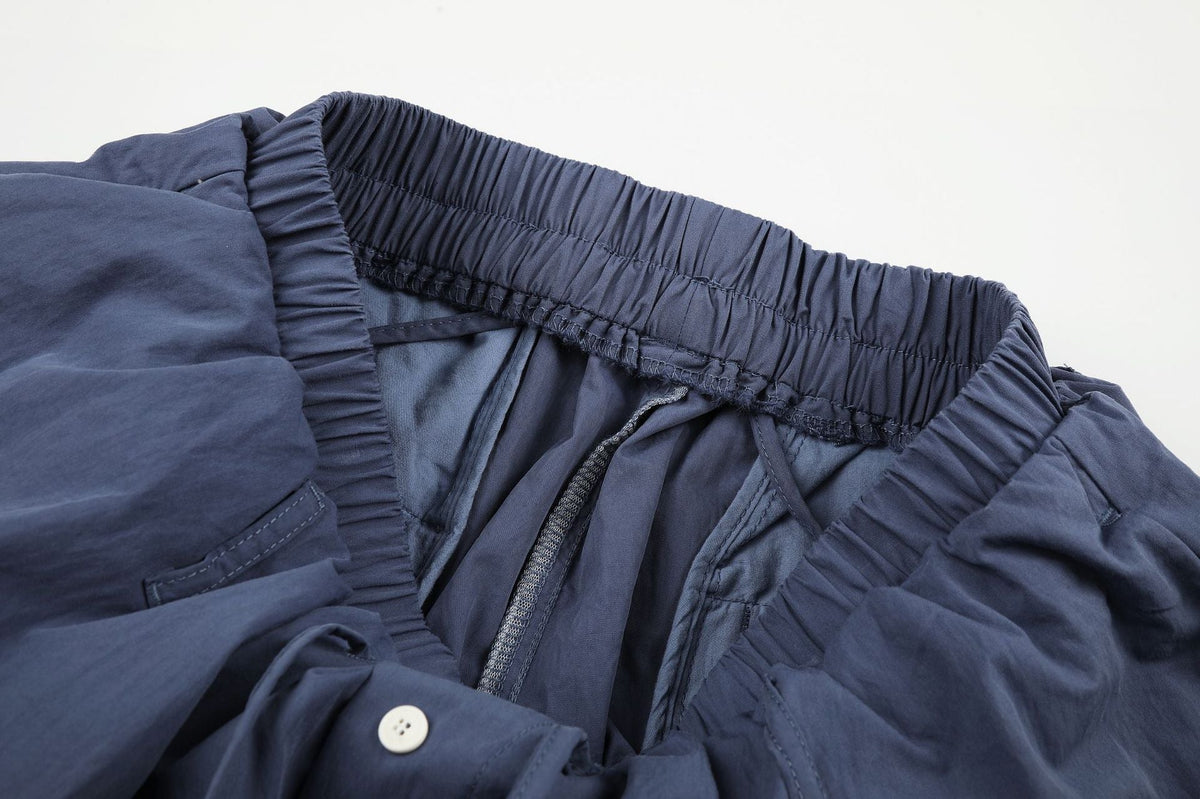 DAXUEN light blue balloon pants with button placket