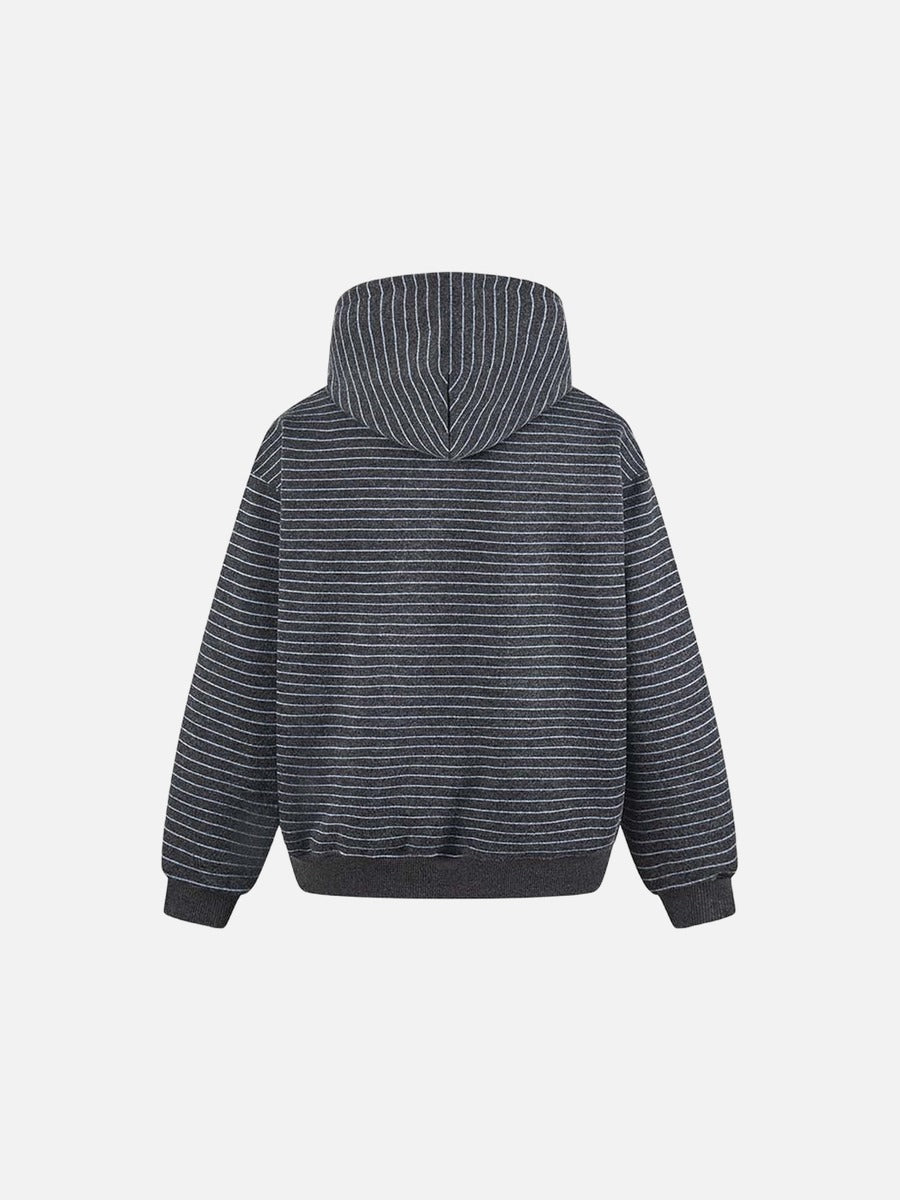 Made Striped Graphic Hoodie