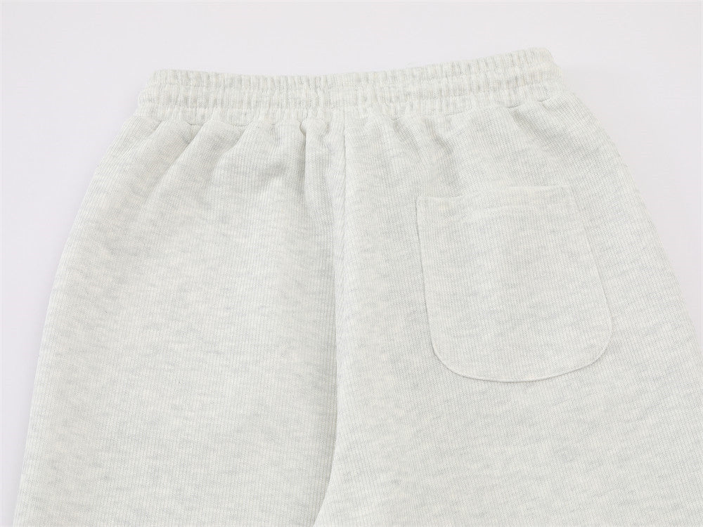 DAXUEN black marled fleece hooded tracksuit set