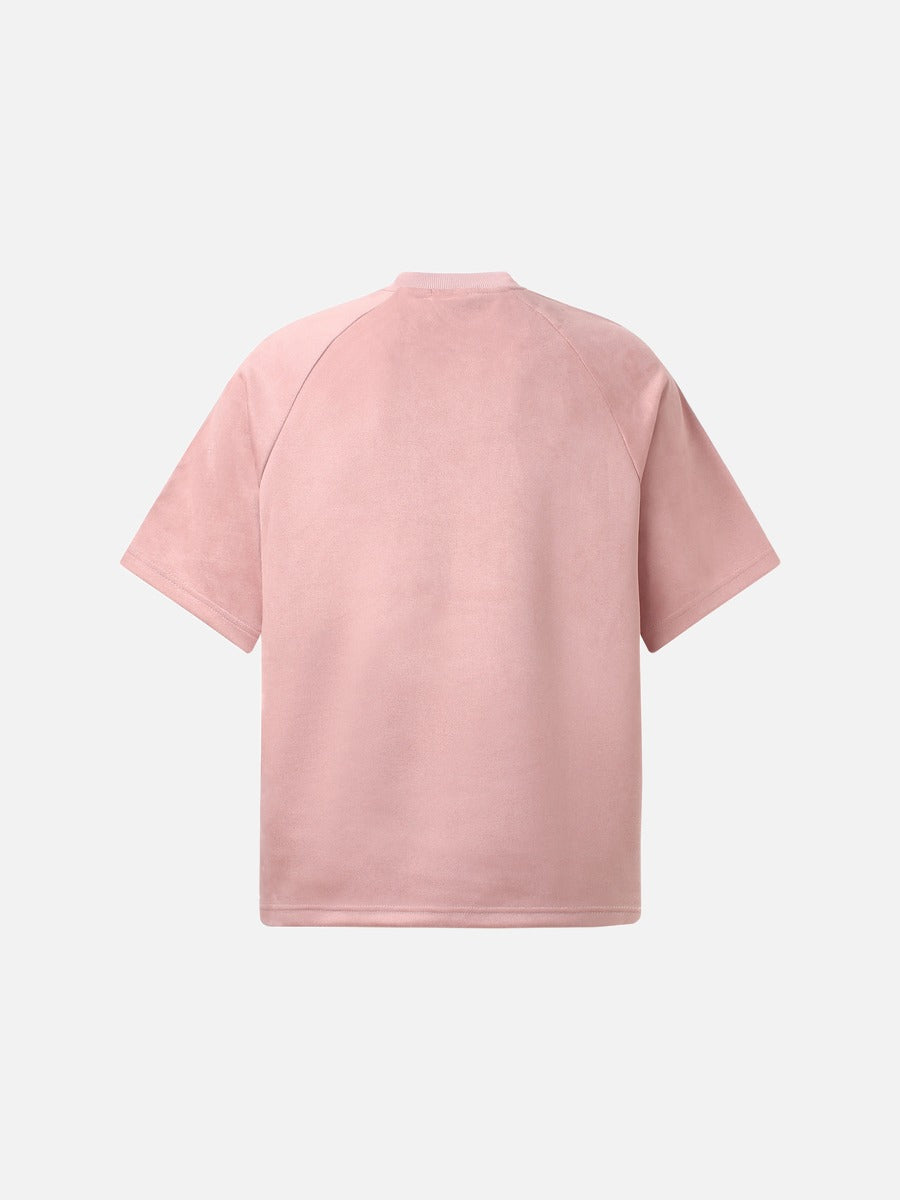 Metallic Jagged Wordmark Oversized T-Shirt