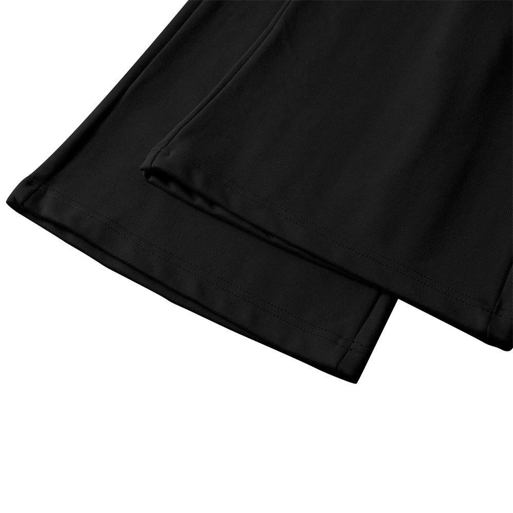 Metallic Print Wide-Leg Sweatpants