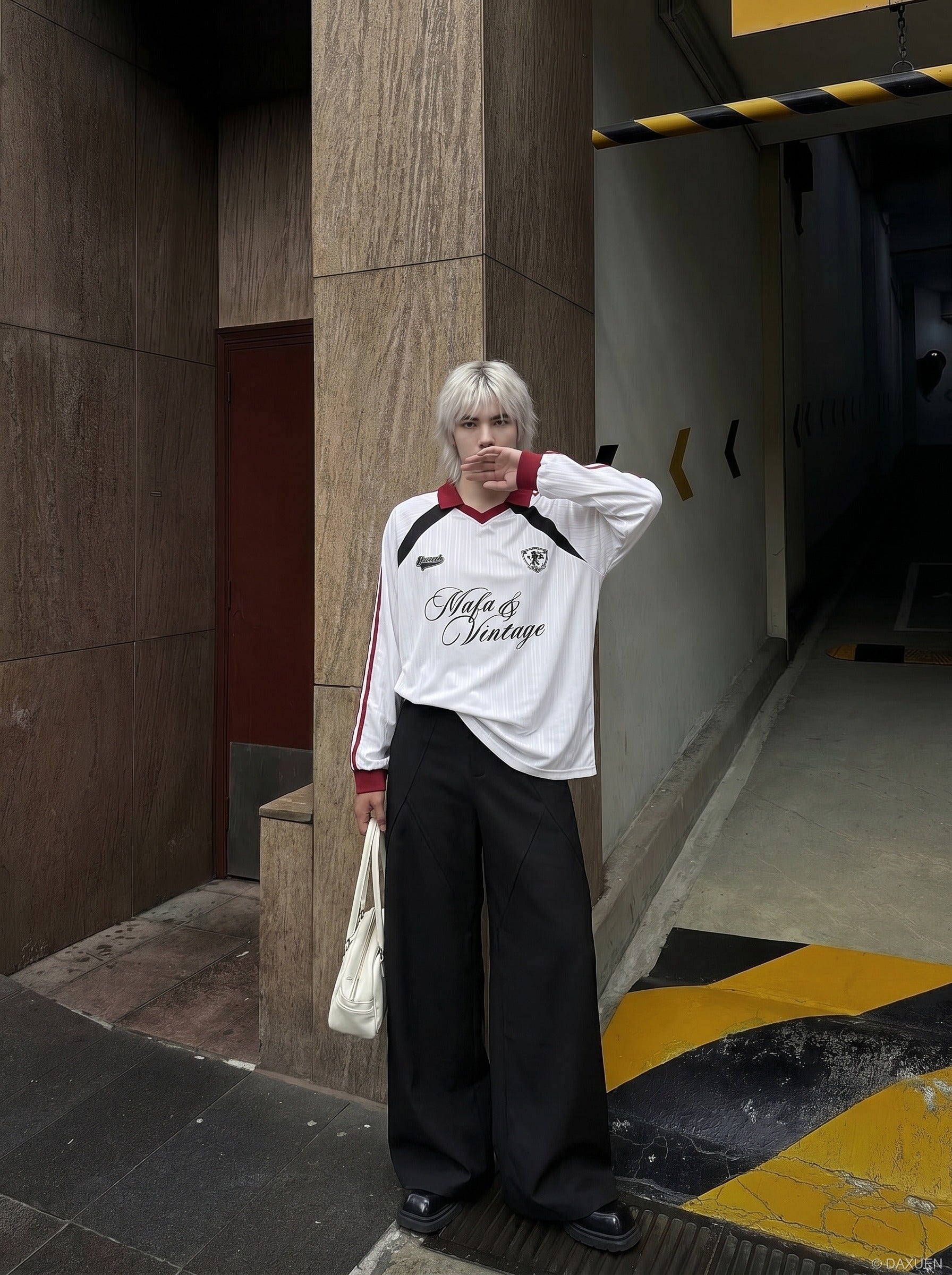 93 Studded Long-Sleeve Football Jersey