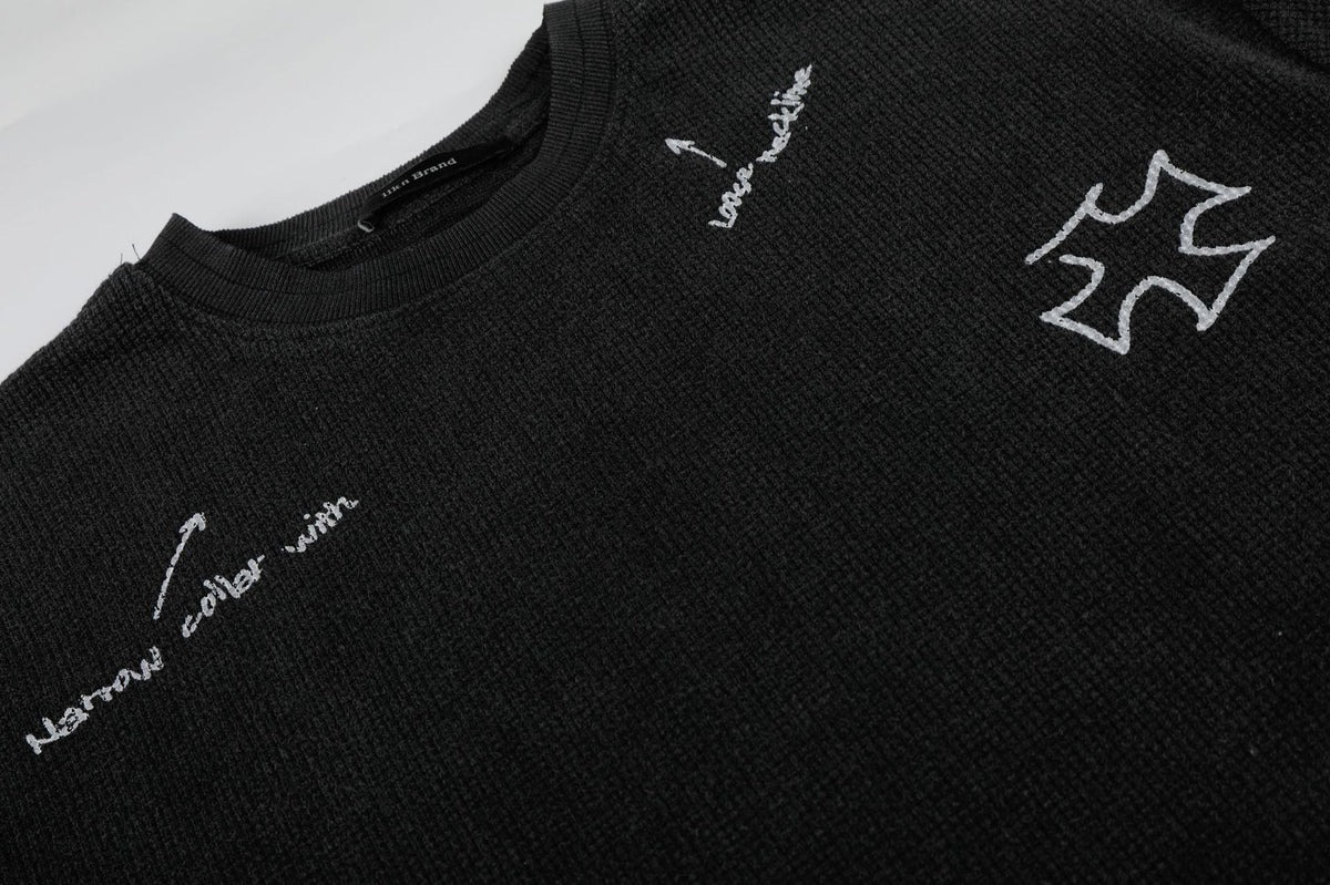 Monochrome Portrait Graphic T-Shirt